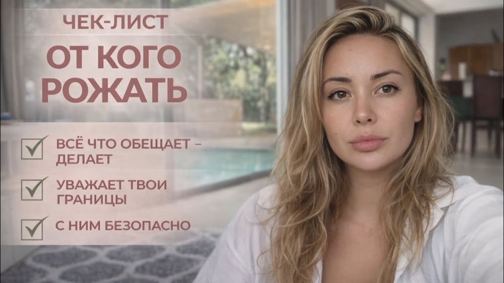 От кого рожать: чек-лист